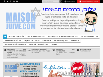 maisonjuive.com website preview