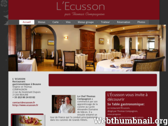 ecusson.fr website preview