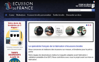 ecusson-de-france.fr website preview