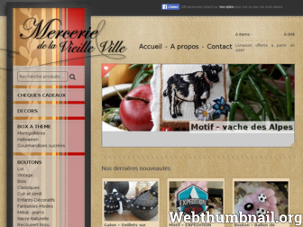 merceriedelavieilleville.com website preview