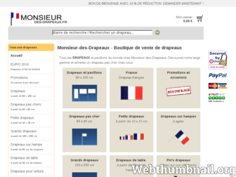 monsieur-des-drapeaux.fr website preview
