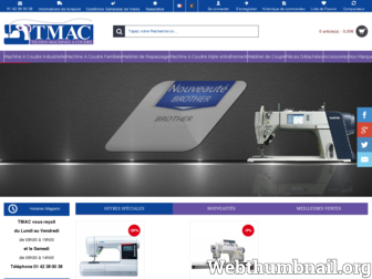 tmachineacoudre.fr website preview