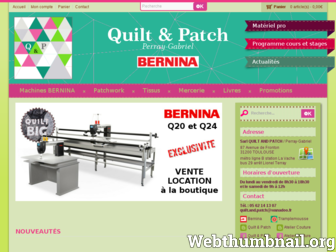 machine-a-coudre-patchwork.com website preview