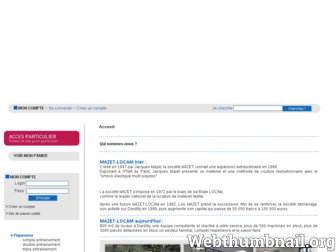 mazet-locam.com website preview