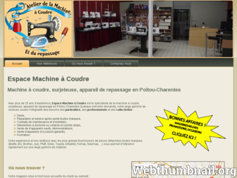 espacemachineacoudre.fr website preview