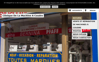 cliniquedelamachineacoudre-paca.fr website preview