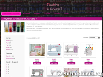 comparateur-machine-a-coudre.fr website preview