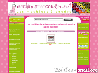 machines-a-coudre.net website preview