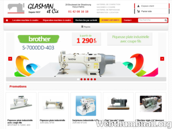 glasman.fr website preview