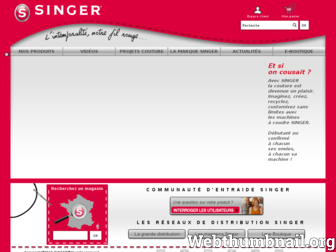 singerfrance.com website preview