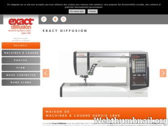 exact-diffusion.fr website preview