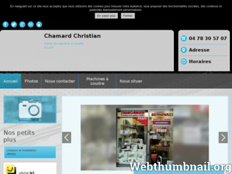 christian-chamard.com website preview