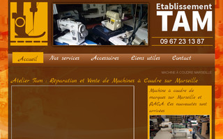 etablissementtam.fr website preview