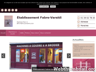 coudre-versailles-fabre.fr website preview