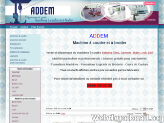 machine-coudre-et-broder.com website preview