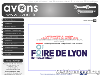 avons.fr website preview