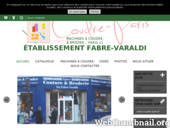 coudre-paris-fabre.fr website preview