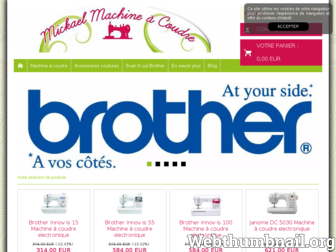 mickaelmachineacoudre.fr website preview