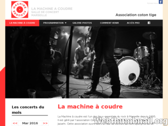 lamachineacoudre.com website preview