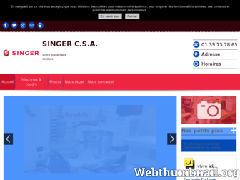 singercsa-machinesacoudre-stgermain78.fr website preview