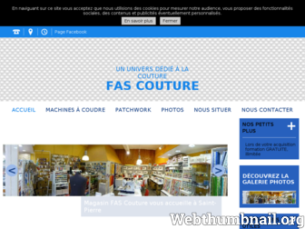 magasin-fas-couture.com website preview