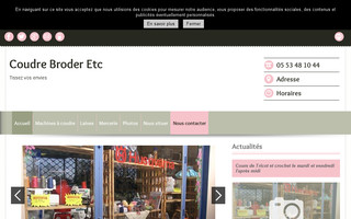 coudrebroderetc.fr website preview