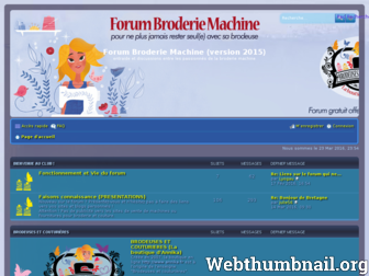 forum.broderiemachine.fr website preview
