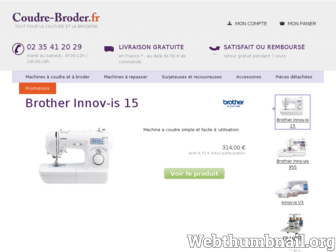 coudre-broder.fr website preview