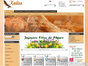 kaliss-broderie.com website preview
