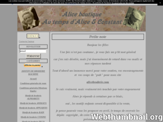 aliceboutique.canalblog.com website preview