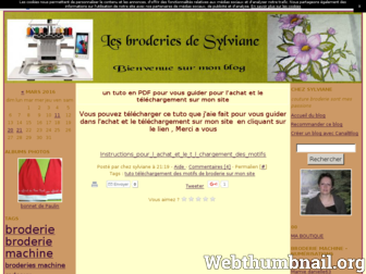 chezsylviane.canalblog.com website preview