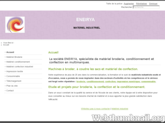 eneirya.fr website preview
