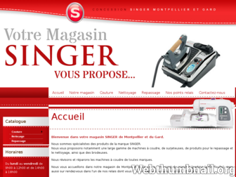 concession-singer-montpellier.fr website preview