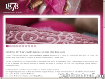 broderies-dervaux.fr website preview