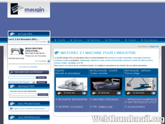 maugin-sas.com website preview