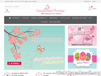 scrapbooking-boutique.net website preview