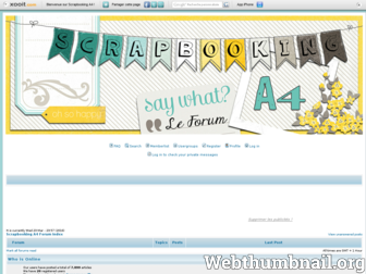 scrapbookinga4.clicforum.fr website preview