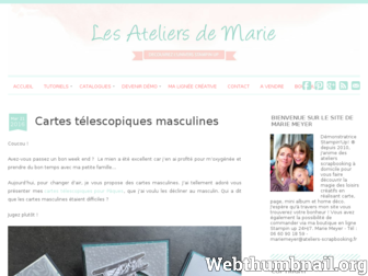 ateliers-scrapbooking.fr website preview