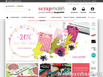 scrapmalin.com website preview