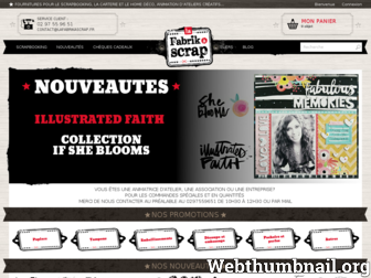 lafabrikascrap.fr website preview