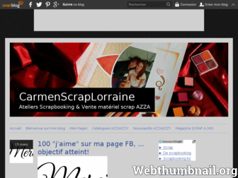 carmenscraplorraine.over-blog.com website preview