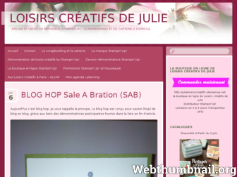 loisirscreatifsdejulie.wordpress.com website preview