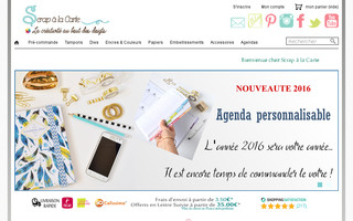 scrapalacarte.com website preview