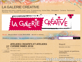 lagaleriecreative.wordpress.com website preview