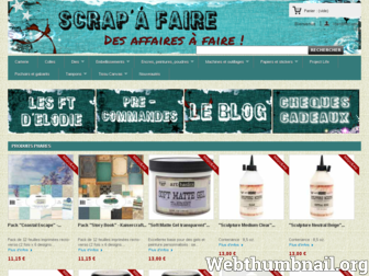scrapafaire.fr website preview
