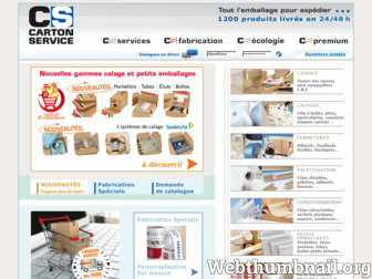 cartonservice.fr website preview