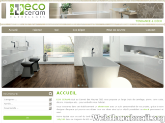 ecoceram.fr website preview