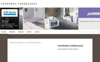 cevennes-carrelages.archiexpo.fr website preview