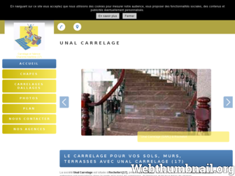 unalcarrelage.fr website preview