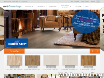webcarrelage.fr website preview